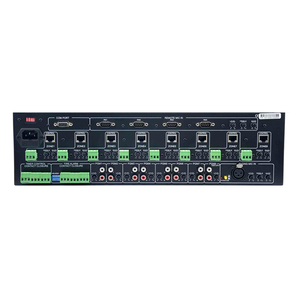 Sistema de sonido profesional Thinuna, controlador de matriz de audio digital de 8 en 8 salidas, sistema de PA con pantalla LED, canal seleccionado - Product Image 3