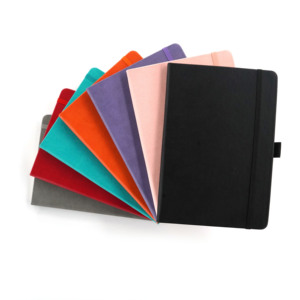 Medium <strong>Notebook</strong> <strong>Elastic</strong> <strong>Strap</strong> B5 PU Leather Cover Regular Lined Paper <strong>Custom</strong> Logo Printed Style Office Use - Product Image 3
