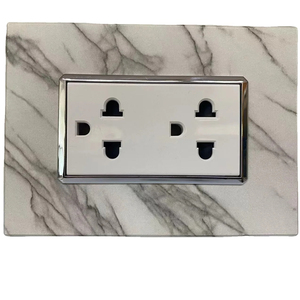 断路器enchufes美国标准16A双工双壁开关插座模块化 - Product Image 1