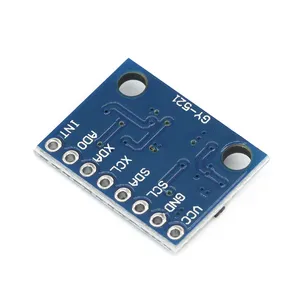 1 Juego de sensores de giroscopio analógicos IIC I2C de 3 ejes, módulo de acelerómetro para Arduino con pines de 3-5V CC, 1 Juego