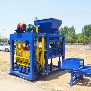 <strong>QTJ4</strong>-25 Full Automatic Hydraulic Cement <strong>Block</strong> Making <strong>Machine</strong> Concrete <strong>Blocks</strong> <strong>Machines</strong> Equipment 2400pcs/hour <strong>Machine</strong> <strong>Block</strong> Make - Product Image 2