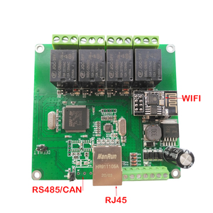 Relé Ethernet, conmutador de red Wifi, Modbus, MQTT, TCP, UDP, Web, HTTP, tarea de programación, puede RS485, CoAP, módulo de temporizador Domoticz