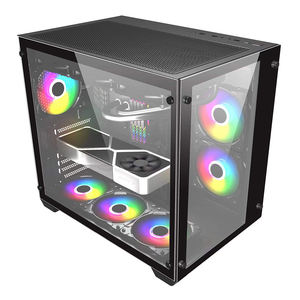 מיני itx atx atx לבן מארח משחקי מחשב במקרה מגדלי