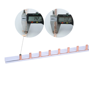 Izoleli tarak bakır bara 1p Pin tipi kırmızı bakır bara için kullanılan elektrikli bara sistemi - Product Image 1