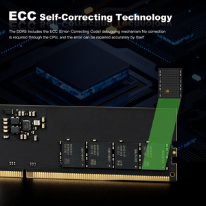Función ECC original DDR5 16GB 32GB RAM 4800MHz 5200MHz 5600MHz Empaquetado a granel para escritorio en stock - Product Image 3