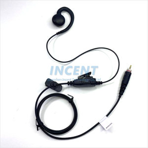 C Shape C Earpiece Wired Earphone Ear Hook Headset for CLP446e CLP-446e CLPe Series Radio - Product Image 1
