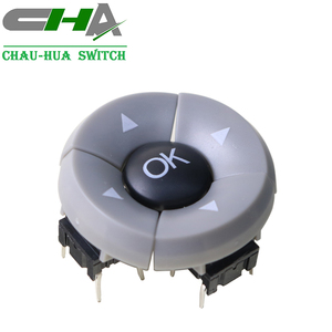 Üretici su geçirmez 5 yollu anahtar C5T06 serisi semboller ile navigasyon anahtarı - Product Image 3
