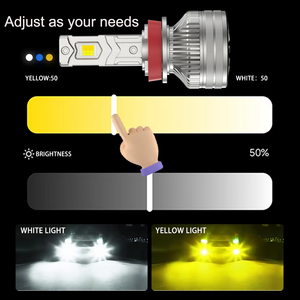 APP kontrollü karartma/çok modlu seçenekler 3000k 8000k LED far lambaları H1 Led H1 H4 H7 H11 9005 için otomatik LED farlar - Product Image 2