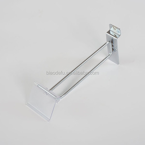 Chrome Flipper <strong>Scan</strong> <strong>Hooks</strong> Double Prong Iron Slatwall <strong>Display</strong> <strong>Hooks</strong> for Store <strong>Display</strong> - Product Image 4