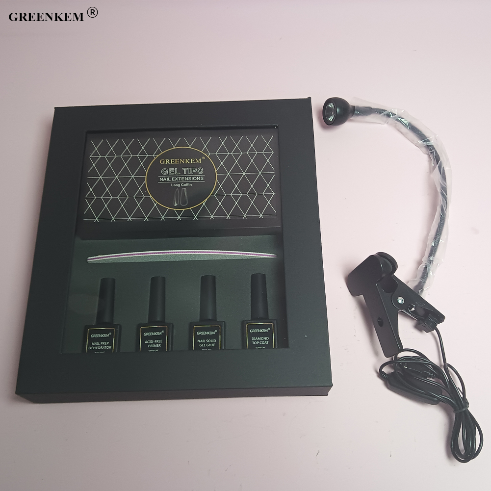 Kit Gel X Negro con Lámpara