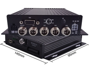 ระบบเฝ้าระวังความปลอดภัย DC8-36V ระบบกล้องวงจรปิดระบบบันทึกวิดีโอภายใน4-CH - Product Image 4