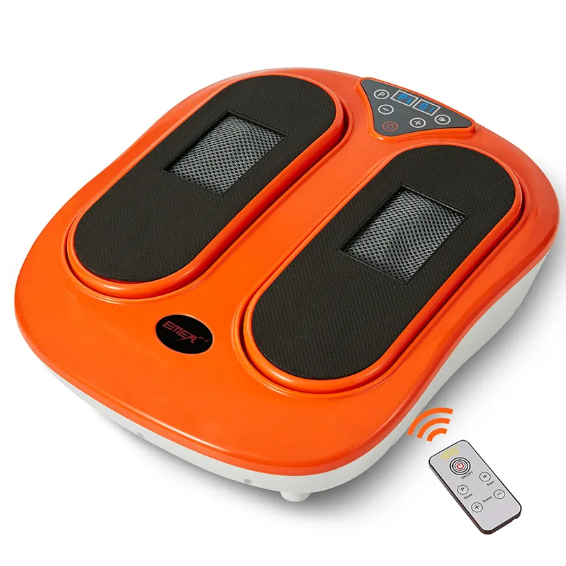 Betriebene elektrisch beheizte EMS Intelligente Fuß massage Bein polster massage gerät Automatische Fuß vibrations massage maschine mit Fernbedienung