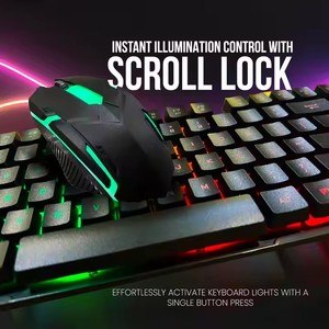 NEW Arrival High Quality Ergonomics Cheap Wholesale Mixing LED Computer Desktop Standard Gaming <strong>Keyboard</strong> and Mouse Combo - Product Image 6