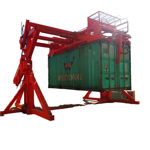 China 20Ft 40Ft Container-Kipp system 90 '/ 180 'Container Turner Machine Container Tilter/Kipper zum schnellen Entladen