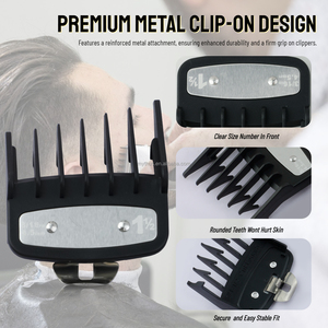 3MM <strong>4</strong>.5MM Universal Replacement #1 <strong>Taper</strong> Guides Barber Haircut Accessories Guide Comb Hair Cutting Clipper Guards for Sideburns - Product Image 6