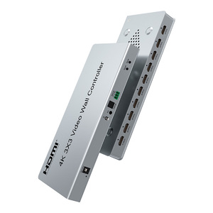 4K 3x3 HD Video Splicer Controller 1-Way <strong>Input</strong> 9-Way <strong>Output</strong> <strong>Splitters</strong> Converters High Definition Television Splicing