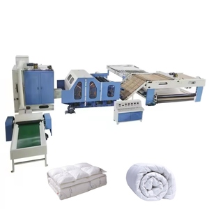 Linea di produzione automatica trapunta per biancheria da letto in poliestere linea di produzione di ovatta - Product Image 2