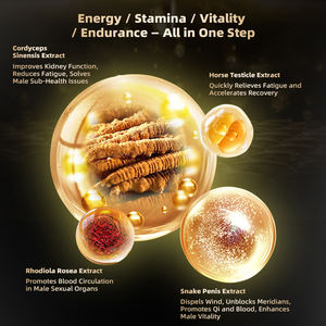 नम/गंध हर्बल अर्क पुरुष शक्ति वृद्धि संयंत्र के बेहतर प्रदर्शन के लिए पुरुष जीवन शक्ति पूरक - Product Image 4