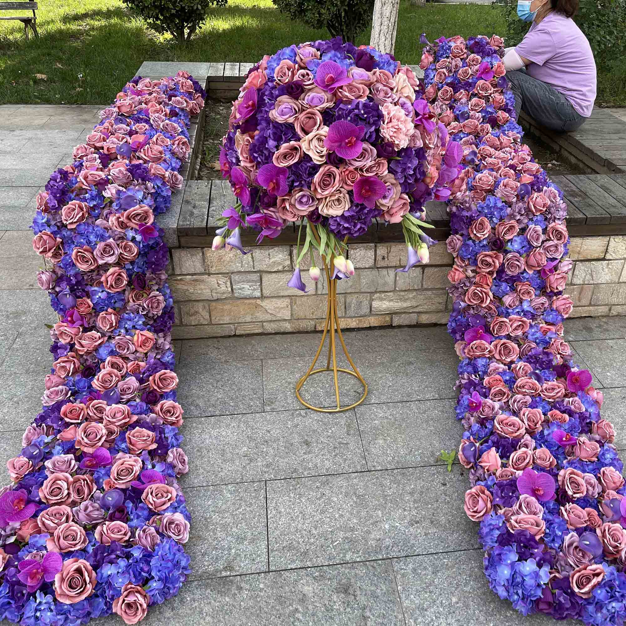 Coureur pourpre de fleur de 10ft