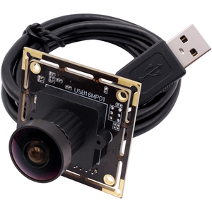 ELP Free Driver USB2.0 modulo fotocamera 16MP IMX298 Raspberry Pi videoconferenza Mini USB Webcam grandangolare Fisheye - Product Image 5