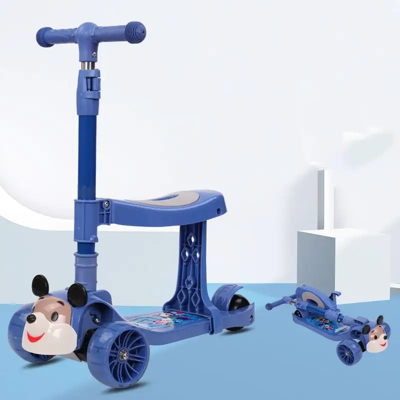 Schnell klappbarer Kinder roller für Kinder verstellbar 3 Räder Kinder roller Gute Qualität und Preis des billigen Roller ausgleichs b