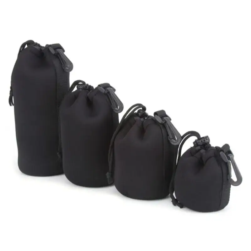 Lens Pouch Bag Cover Camera Drawstring Soft Neoprene Waterproof 2.5-3mm VASTOP Sgt any Color as Required