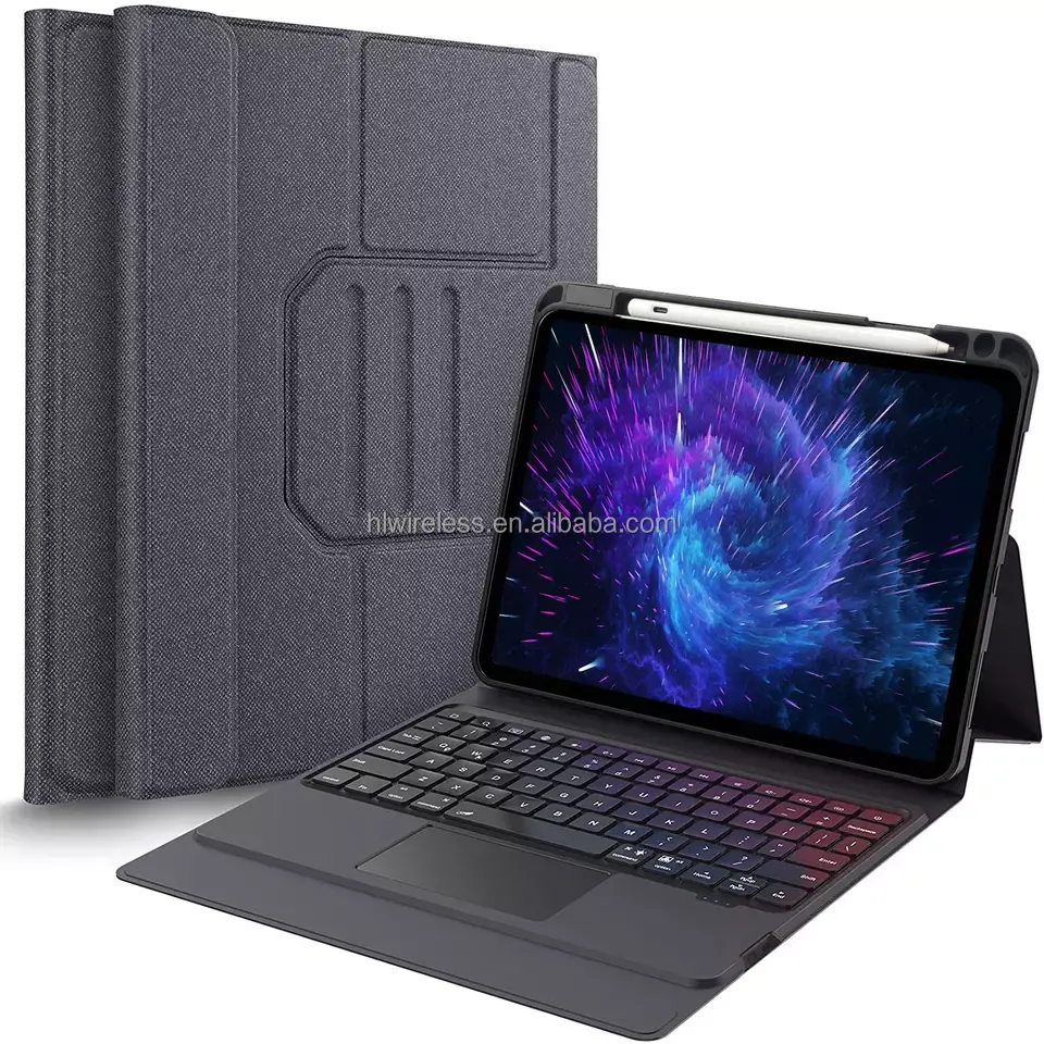 Mini Teclado inalámbrico portátil para tableta, funda de Teclado para iPad Pro Air 4, 11, 2022 pulgadas, Apple Magic Touch Pad, 10,9