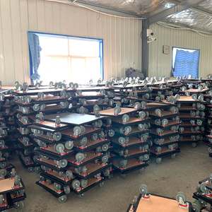 450KG容量のゴム製マット表面家具移動ドリートロリー