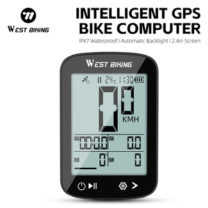 WEST BIKING Intelligent GPS Bike <strong>Computer</strong> IPX7 Waterproof Bicycle <strong>Cycling</strong> <strong>Computer</strong> with 20 Hours Battery Life