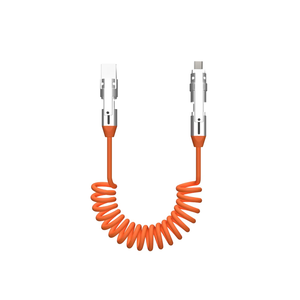 热销240W Usb C型数据线6合1多功能一合一快速充电电缆1.2m锌合金连接器礼品盒 - Product Image 4