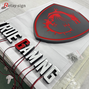 Açık iş ışıklı harfler logo işareti olay dekor duvar tabela metal ön yaktı <span class=keywords><strong>led</strong></span> logo numaraları harfler
