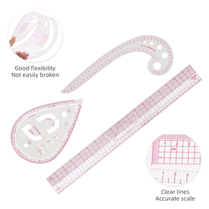 JP 7 Pcs Tailoring Craft Tool Accessories Sewing <strong>Pattern</strong> Cloth Rulers Set French Curve Ruler <strong>Kit</strong> - Product Image 2