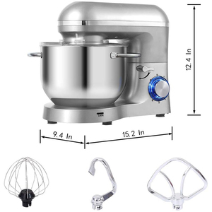 เครื่องผสมอาหารขนาดเล็ก5QT เครื่องผสมอาหารอเนกประสงค์ตั้งโต๊ะสำหรับใช้ในครัวเรือน - Product Image 2