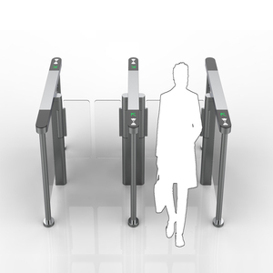 Fabbrica di vendita diretta Speed Gate di riconoscimento facciale del tornello & NFC di controllo di accesso tornello di alta sicurezza Auto cancelli scorrevoli - Product Image 1