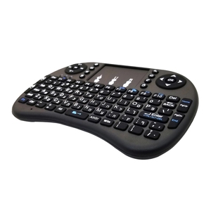 Precio al por mayor hebreo i8 Air Mouse teclado inalámbrico con panel táctil para Android TV Box HTPC/IPTV Mini teclado - Product Image 5