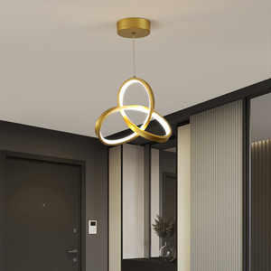 Koridor avize LED üç renk değişken ışık sundurma passage oturma odası balkon otel yaratıcı küçük avize