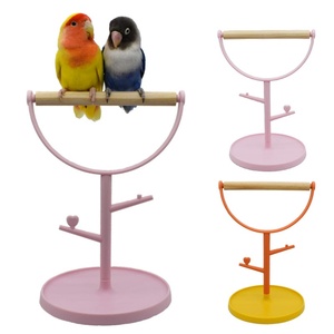 Colorful <strong>Small</strong> Bird <strong>Perch</strong> Bird for Play Stand Training Cage for Cockatiels Conures Parrot Play Stand - Product Image 1