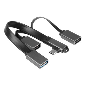 2020 yeni 3-in-1 tip-c Hub adaptörü USB 3.0 2.0 SD ve TF arayüzleri telefon ve mobil kullanım stoklanan ürün ile uyumlu - Product Image 4