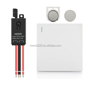 Interruttore di controllo remoto Wireless ricevitore AC 220V pulsante 433MHz interruttore luce da parete 1 gruppo per lampada smart home - Product Image 1