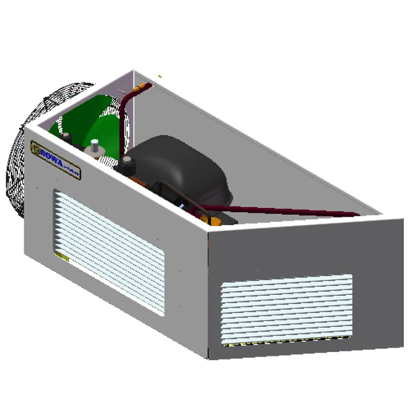 La gama completa de 21CC/rev de unidades de compresor refrigeradas por aire con diseño de dimensión compacta proporciona soluciones de enfriamiento y congelación integrales