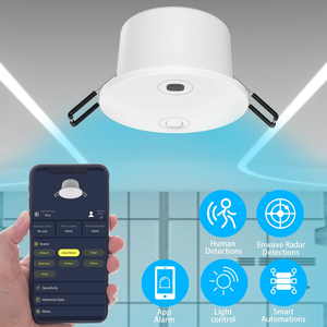 Wifi <strong>ZigBee</strong> 60G Smart Radar <strong>Sensor</strong> With Falls Detection Ceiling Mounted Indoor <strong>Wireless</strong> Human Presence Movement Detect - Product Image 2