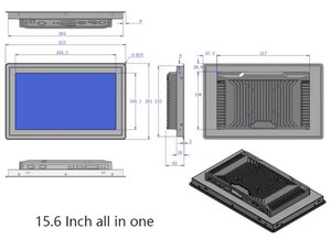 Open Frame Monitor 13.3 15 Inch Touch Screen Frame Touch Panel Pc <strong>Embedded</strong> Tablet Waterproof IP65 Rugged Touch <strong>Computer</strong> - Product Image 5