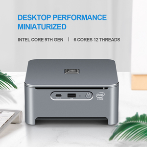 HLY-Mini ordenador para juegos, computadora con procesador Intel Core i9 9880H i7 9850H i5 9400H, 8 núcleos 2 * DDR4 M.2 SSD DP 4K 60fps 5 * USB tipo-c WiFi Win10 HTP - Product Image 3
