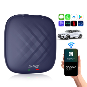 Carlink Kit không dây <span class=keywords><strong>Android</strong></span> tự động và xe chơi Adapter Tbox cộng với 64GB 128GB Appl video GPS youtub Carplay thông minh ai Hộp <span class=keywords><strong>TV</strong></span> Dongle - Product Image 1