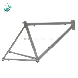 Yüksek kaliteli 700C titanyum çerçeve dış yönlendirme yol bisiklet şasisi  fabrika toptan bisiklet iskeleti - Product Image 1