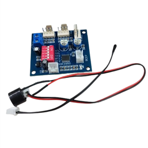 DC 12V 5A PWM PCCPUファン温度制御速度コントローラーボード速度コントローラー温度プローブバズル - Product Image 4