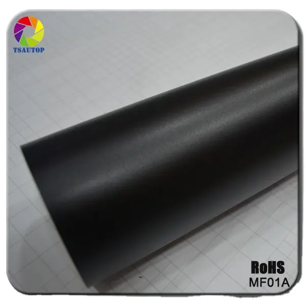 WRAPMASTER 1.52*30meter air free bubbles matte black vinyl wrap sticker roll paper cost