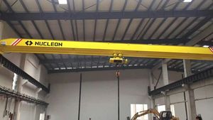 Nucleon Brand <strong>LDA</strong> Type Single Girder Customized Bridge Travelling Crane 5 Ton 10 Ton 12 Ton for Warehouse Using