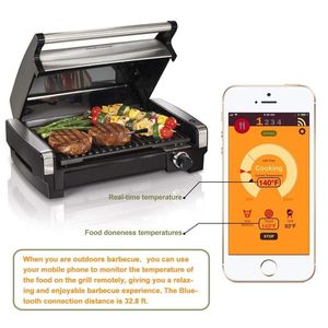 Termómetro Digital para carne y barbacoa, por aplicación inalámbrico con Control inteligente medidor de temperatura, sonda impermeable, DD1472 - Product Image 4