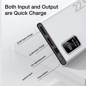 New Arrival Multifunctional Quick Charge <strong>Qc3.0</strong> Pd22.5w 3 <strong>Output</strong> Double <strong>Input</strong> 10000 Mah Super Fast Charge <strong>Power</strong> <strong>Bank</strong> - Product Image 2